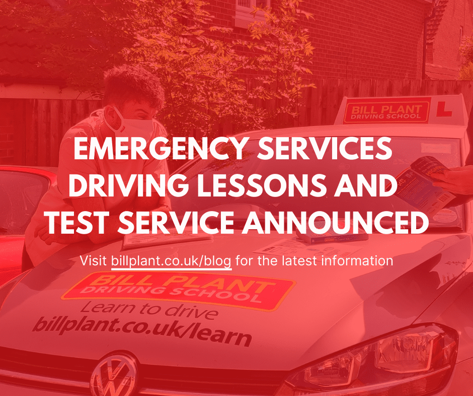 Emergency Worker Driving Lessons and Test Update